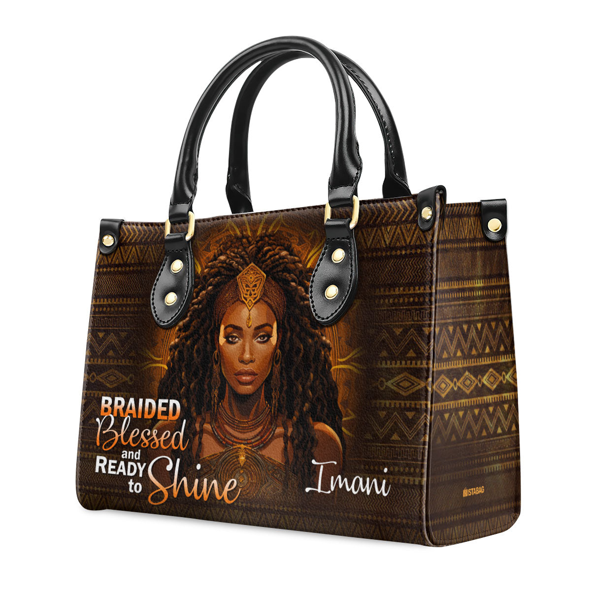 Ready To Shine - Personalized Leather Handbag STB36