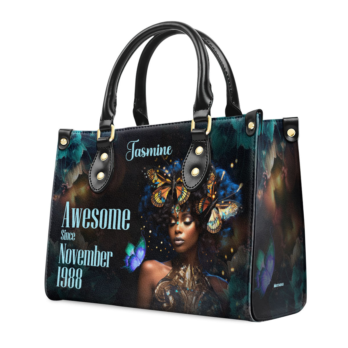 Personalized Awesome Leather Handbag STB54