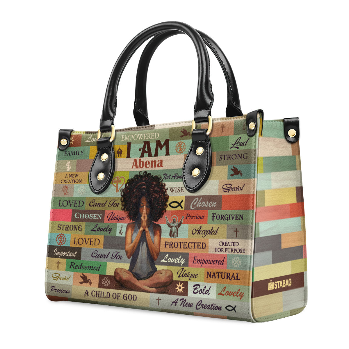 I Am Chosen - Personalized Leather Handbag MB50