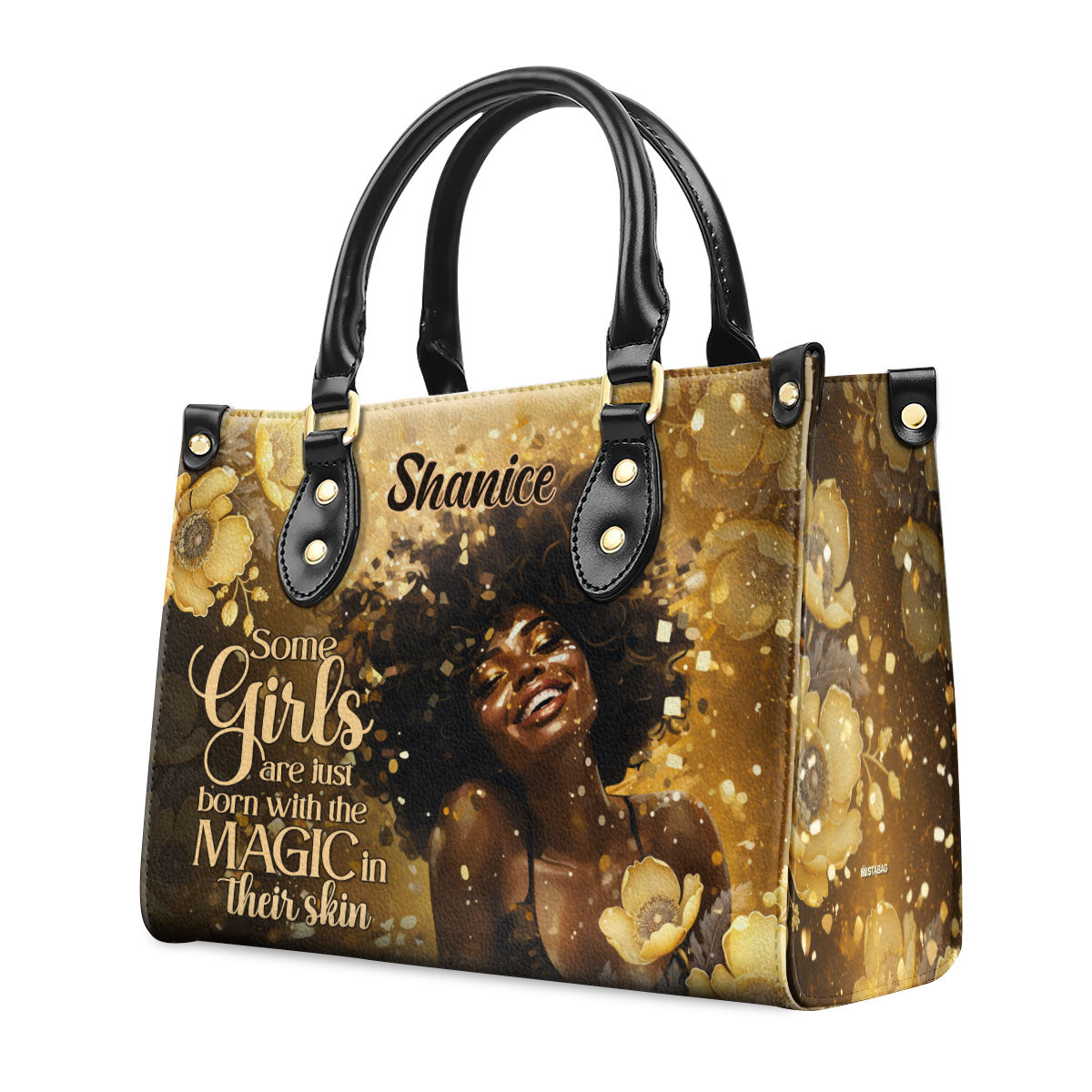 Born With The Magic - Personalized Leather Hand Bag STB89