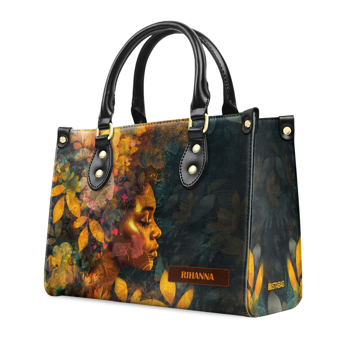 Afrocentrism 02 - Personalized Leather Handbag SBT02