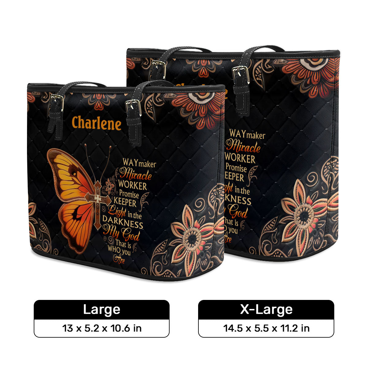 Way Maker - Personalized Leather Totebag MB53