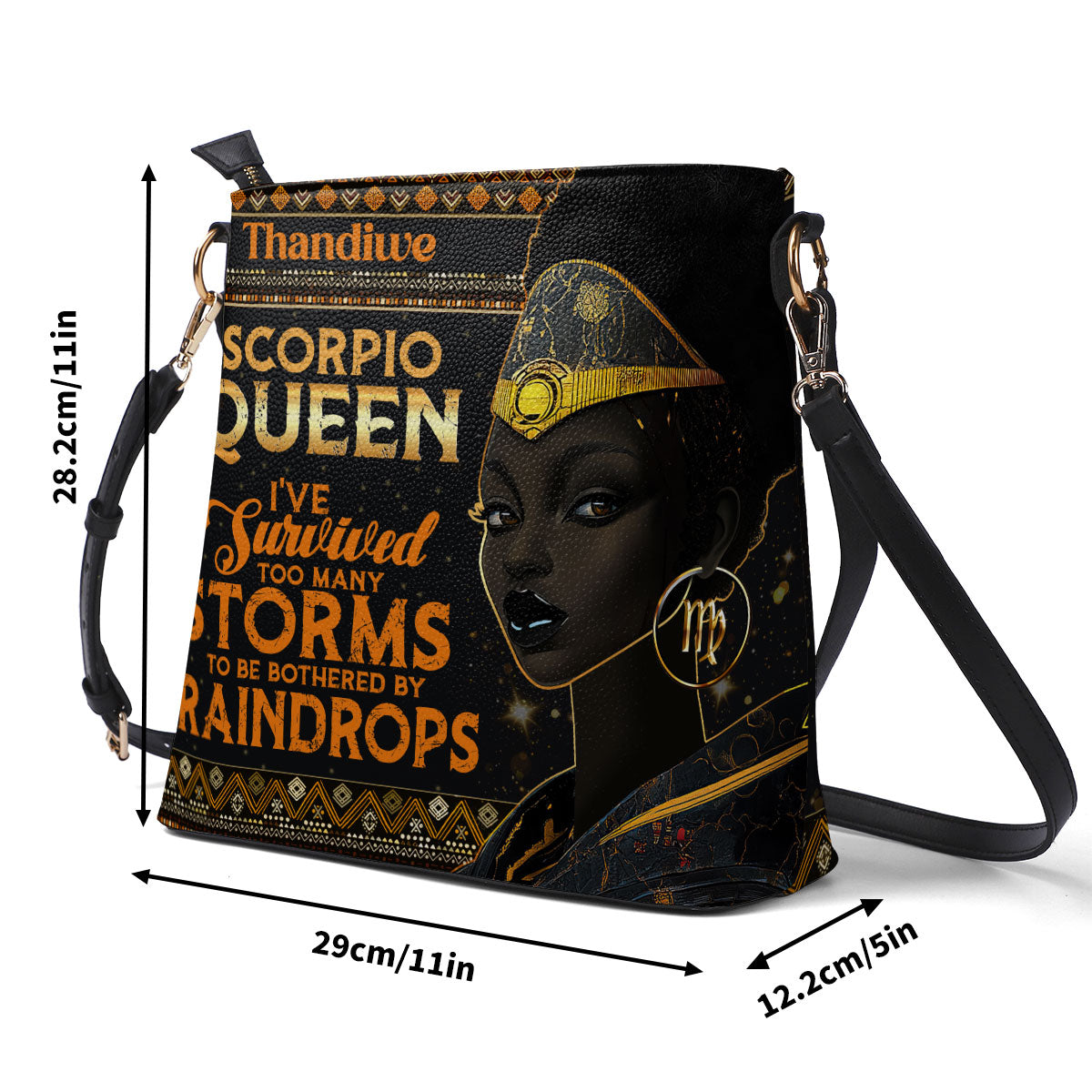 I've Survived Too Many Storms Zodiac Sign - Personalized Bucket Bag SBBD18LM2021L