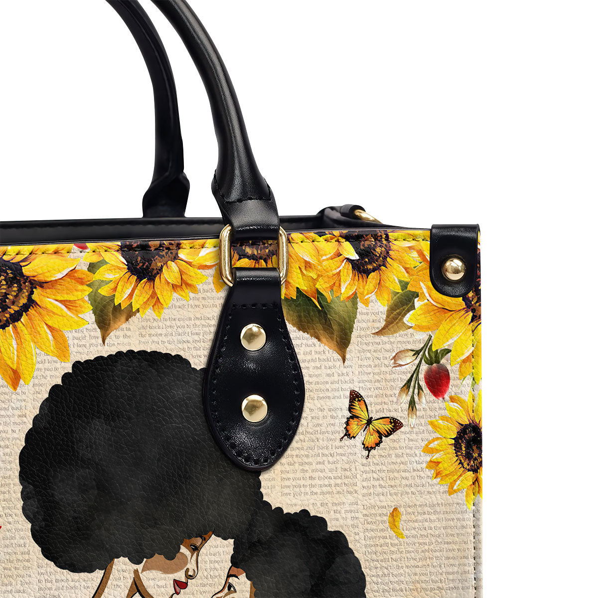 Isaiah 46:4 - Personalized Leather Handbag MB35