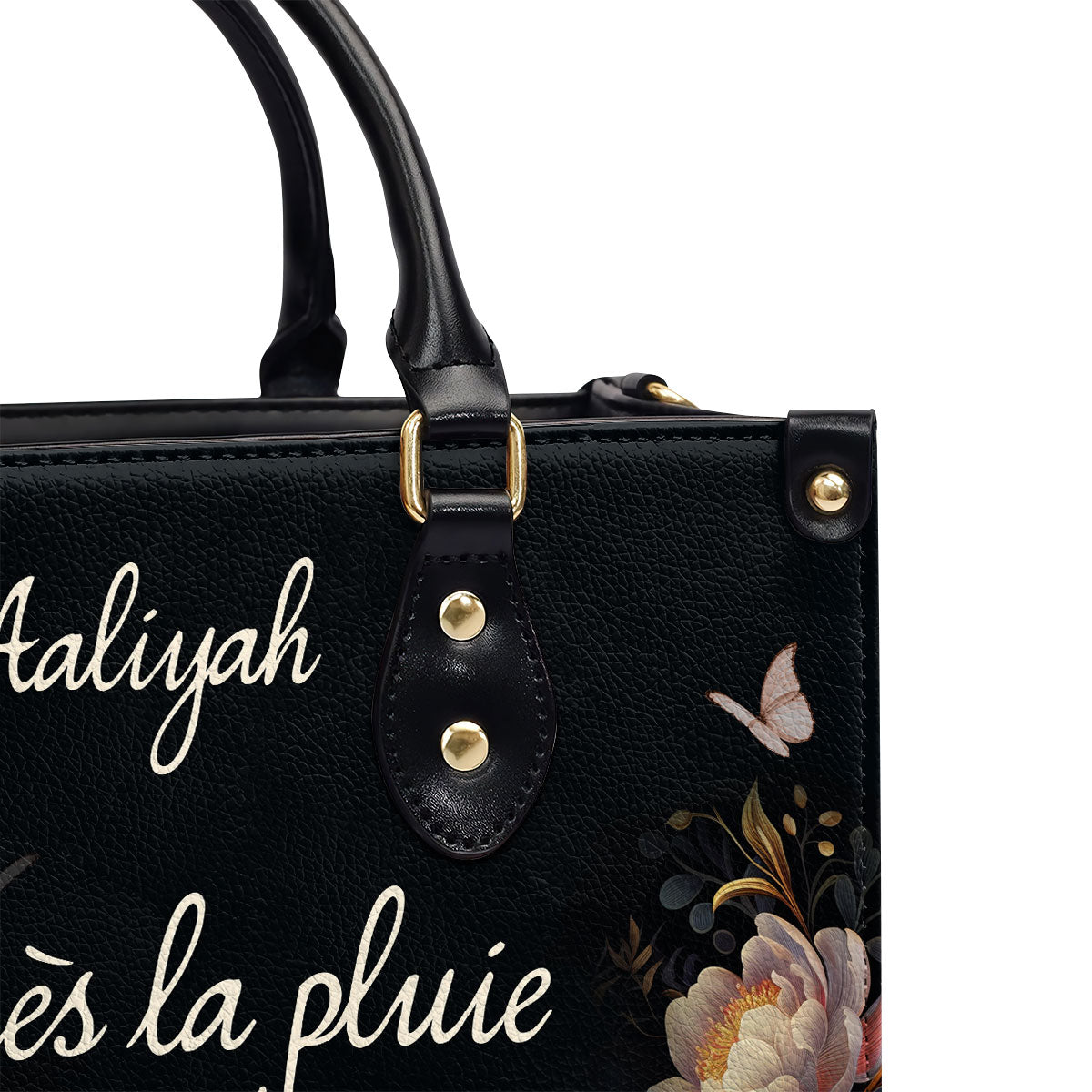 Après la pluie, le beau temps - Personalized Leather Handbag SB609