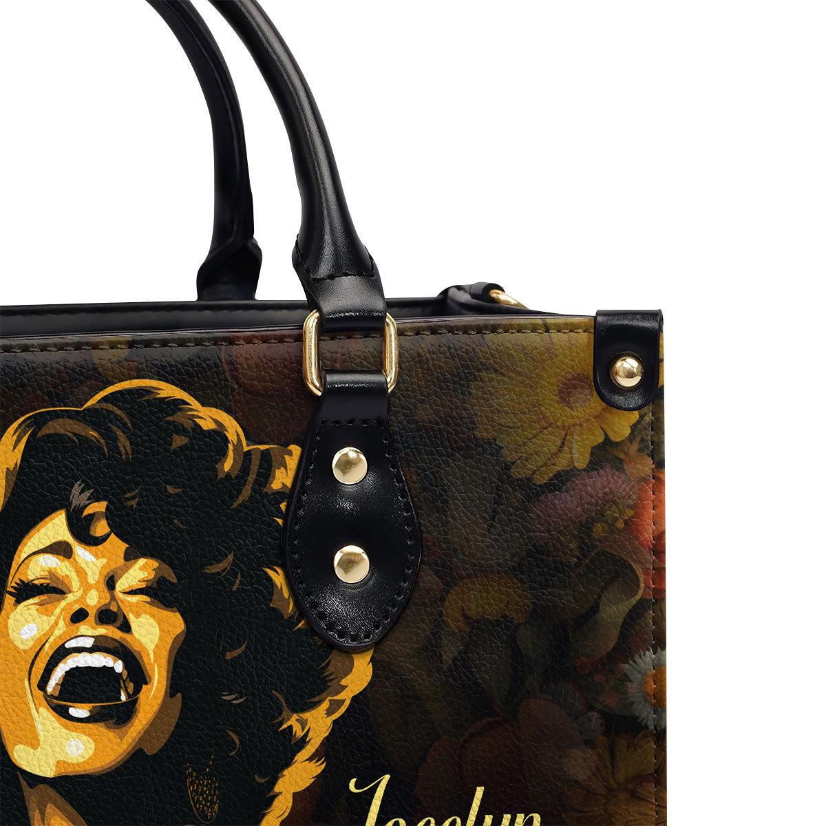 Live Like Someone Left The Gate Open - Personalized Leather Handbag STB14