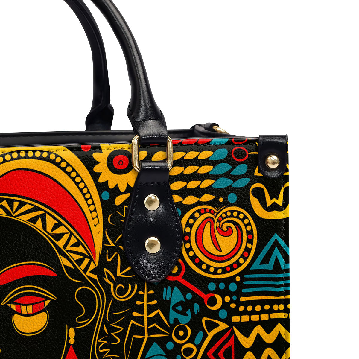 African Culture - Personalized Leather Handbag With Unique Texture STB17