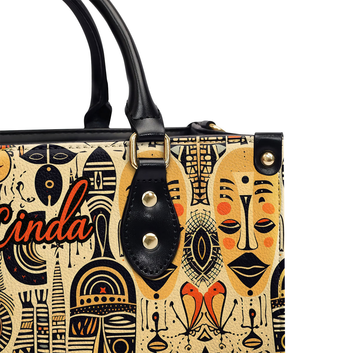 The Ancient Time - Personalized Leather Handbag STB19
