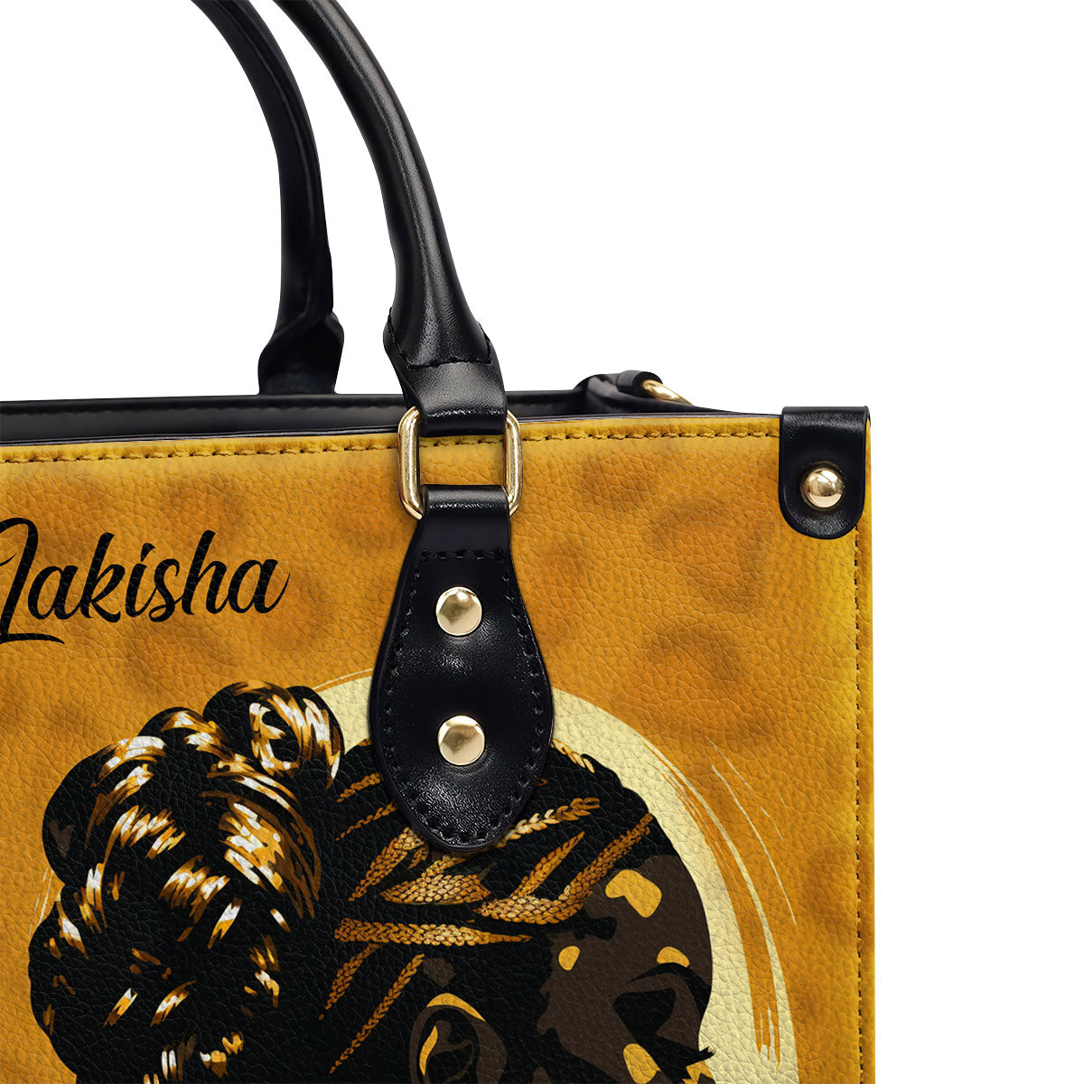 I Like My Hair Loc'd Up - Personalized Leather Handbag STB39