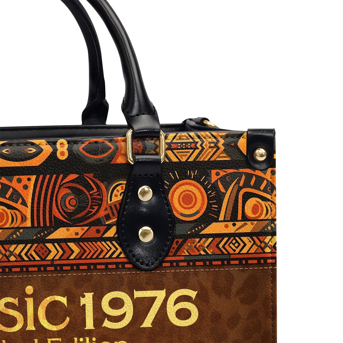 Classic Brown Bag - Personalized Leather Handbag STB52
