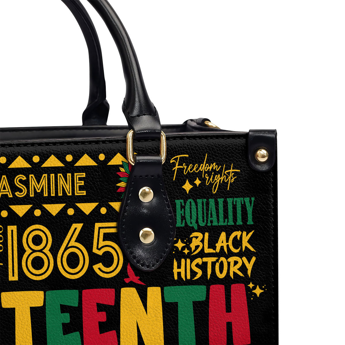 Juneteenth - Personalized Leather Handbag SBLHBT55