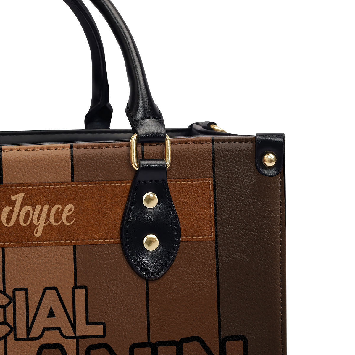Official Melanin Bag - Personalized Leather Handbag STB08