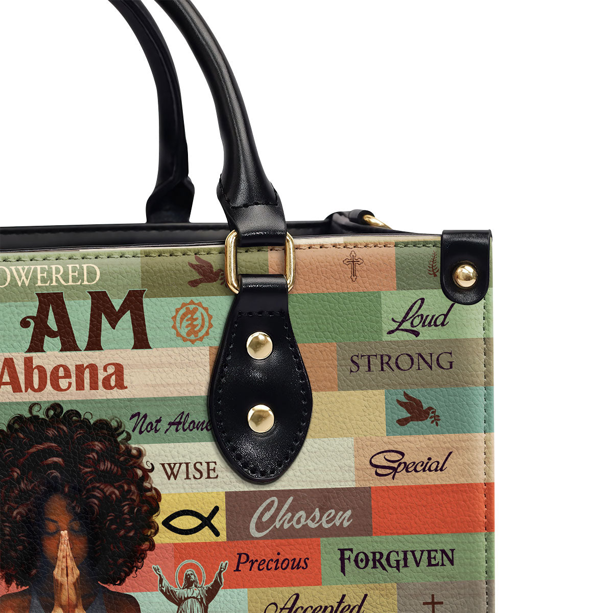 I Am Chosen - Personalized Leather Handbag MB50