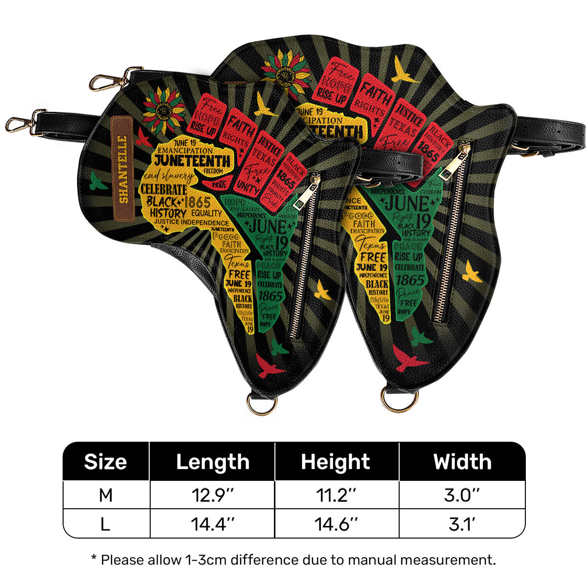 Juneteenth - Personalized Africa Bag SBABT59