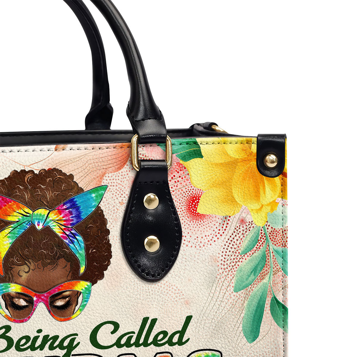 Love Being Called Grandma - Personalized Leather Handbag MB99