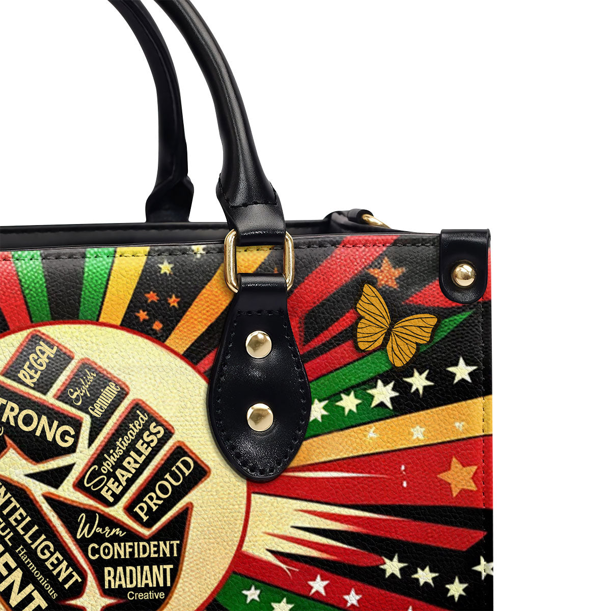 Juneteenth Spirit - Personalized Leather Hand Bag SBLHBT63