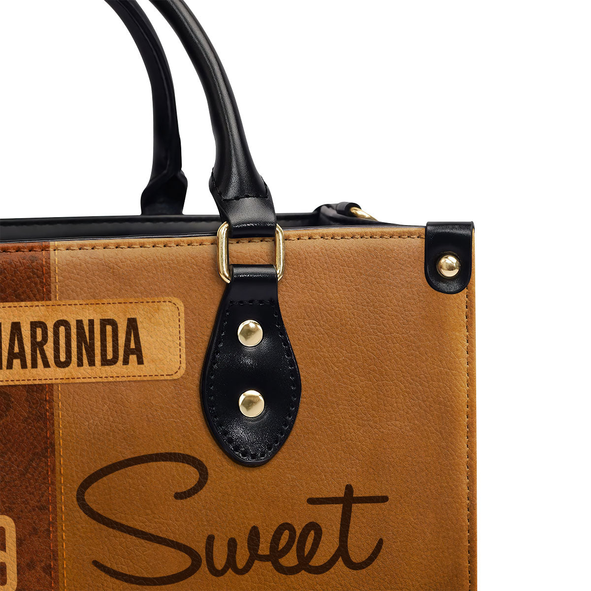 Kinda Sweet Kinda Salty - Personalized Leather Handbag STB200