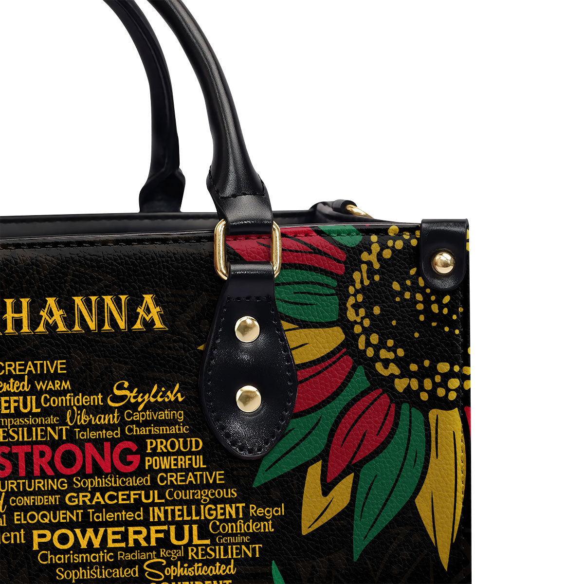 Afro Juneteenth - Personalized Leather Handbag SBLHBT58