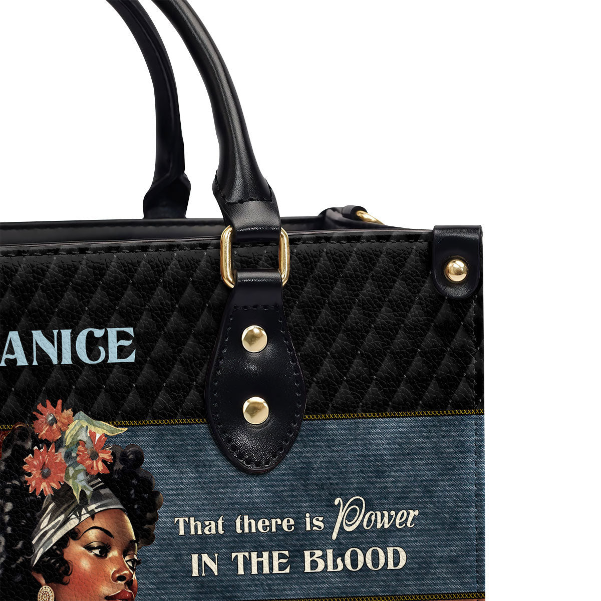 I Still Believe In Amazing Grace - Personalized Leather Handbag MB52