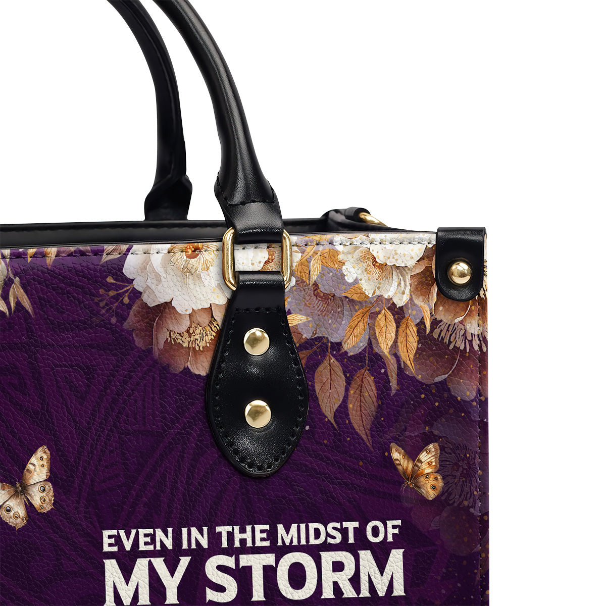 God Working It Out For Me - Personalized Leather Handbag