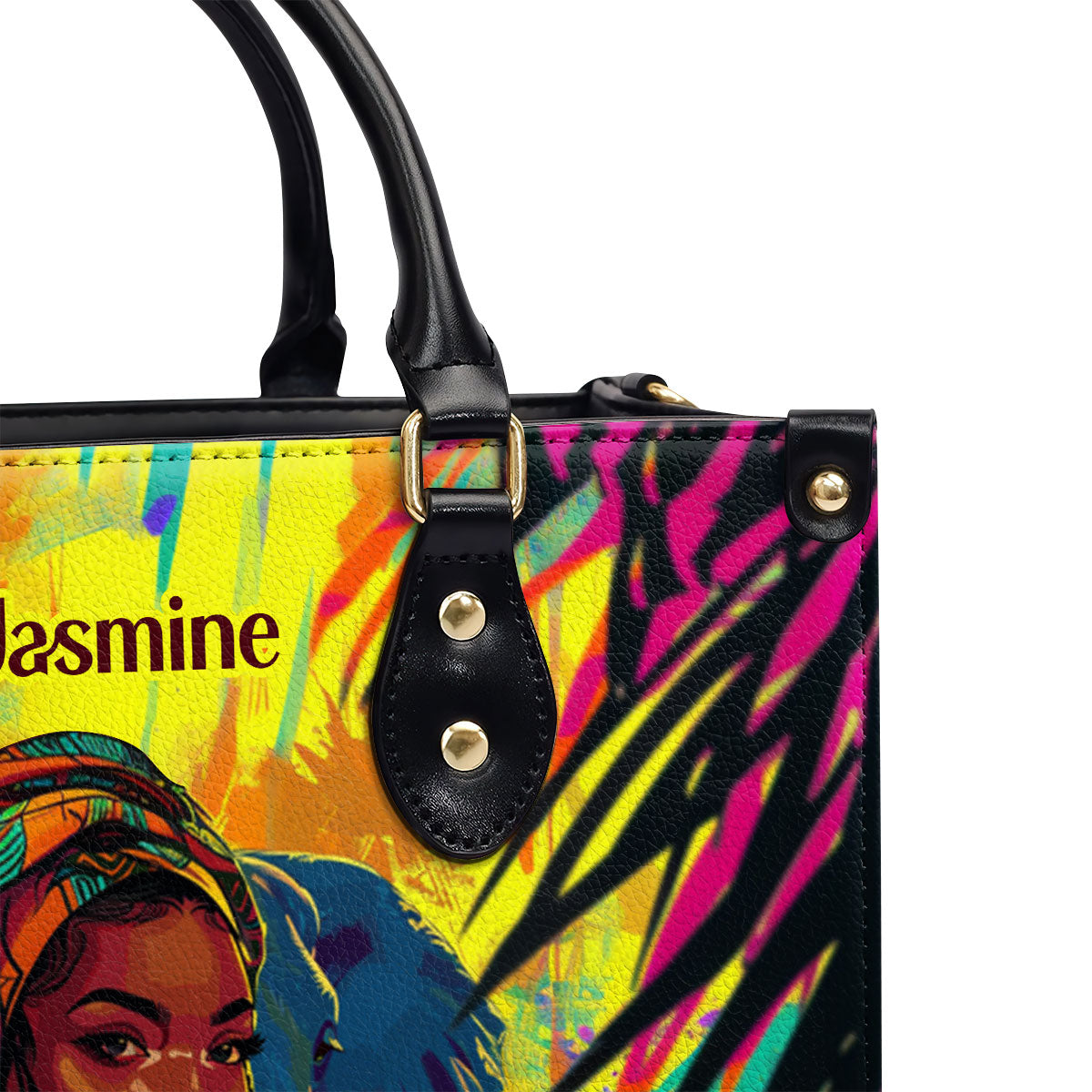 Afrocentrism 11 - Personalized Leather Handbag SBT11
