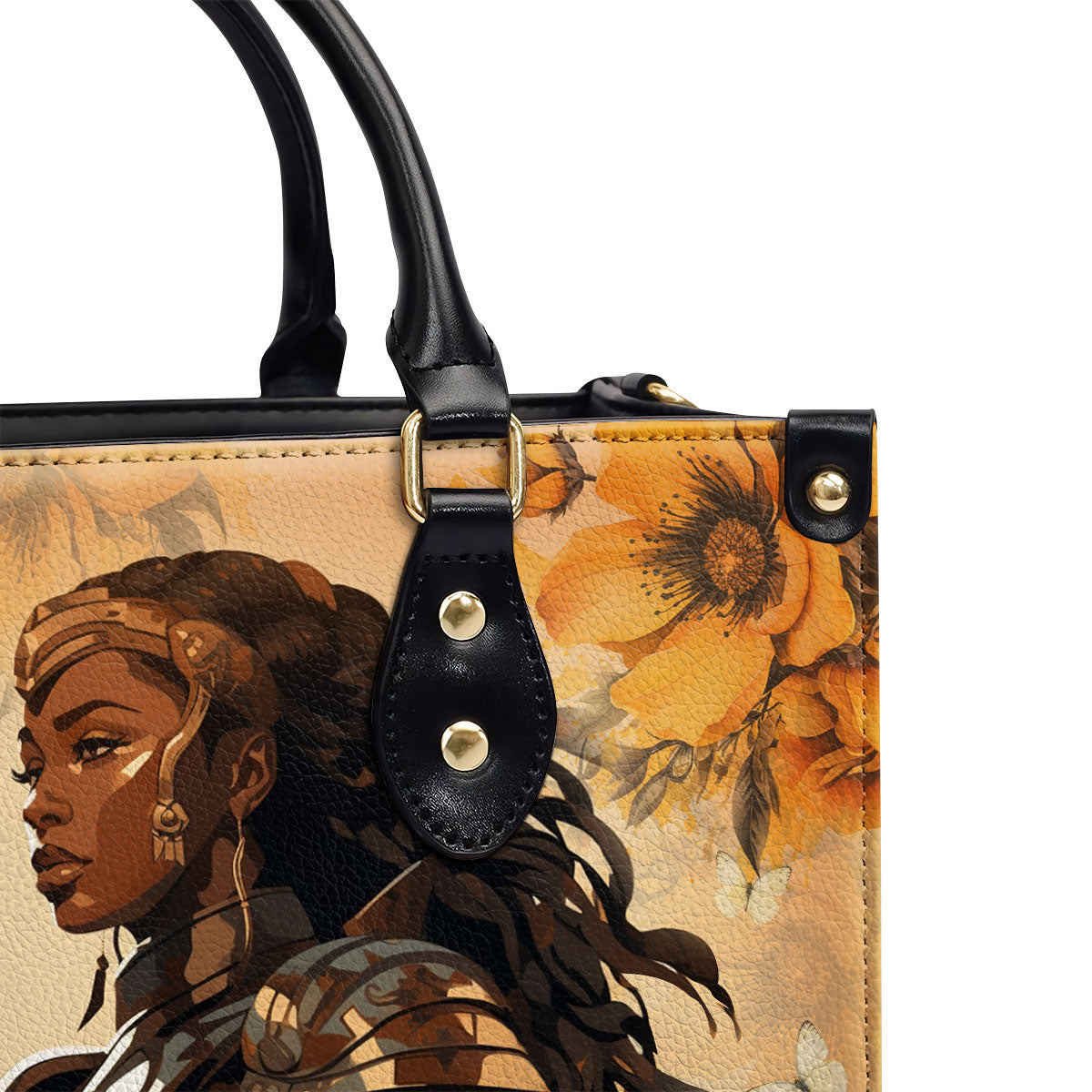 Forever A Fighter - Personalized Leather Hand Bag STB83