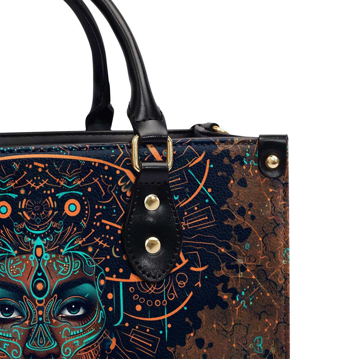 Afrocentrism 04 - Personalized Leather Handbag SBT04