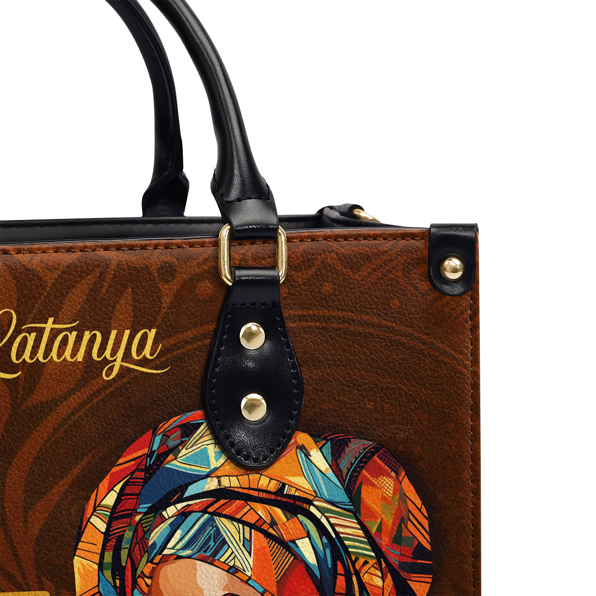 GOD Designed Me - Personalized Leather Handbag