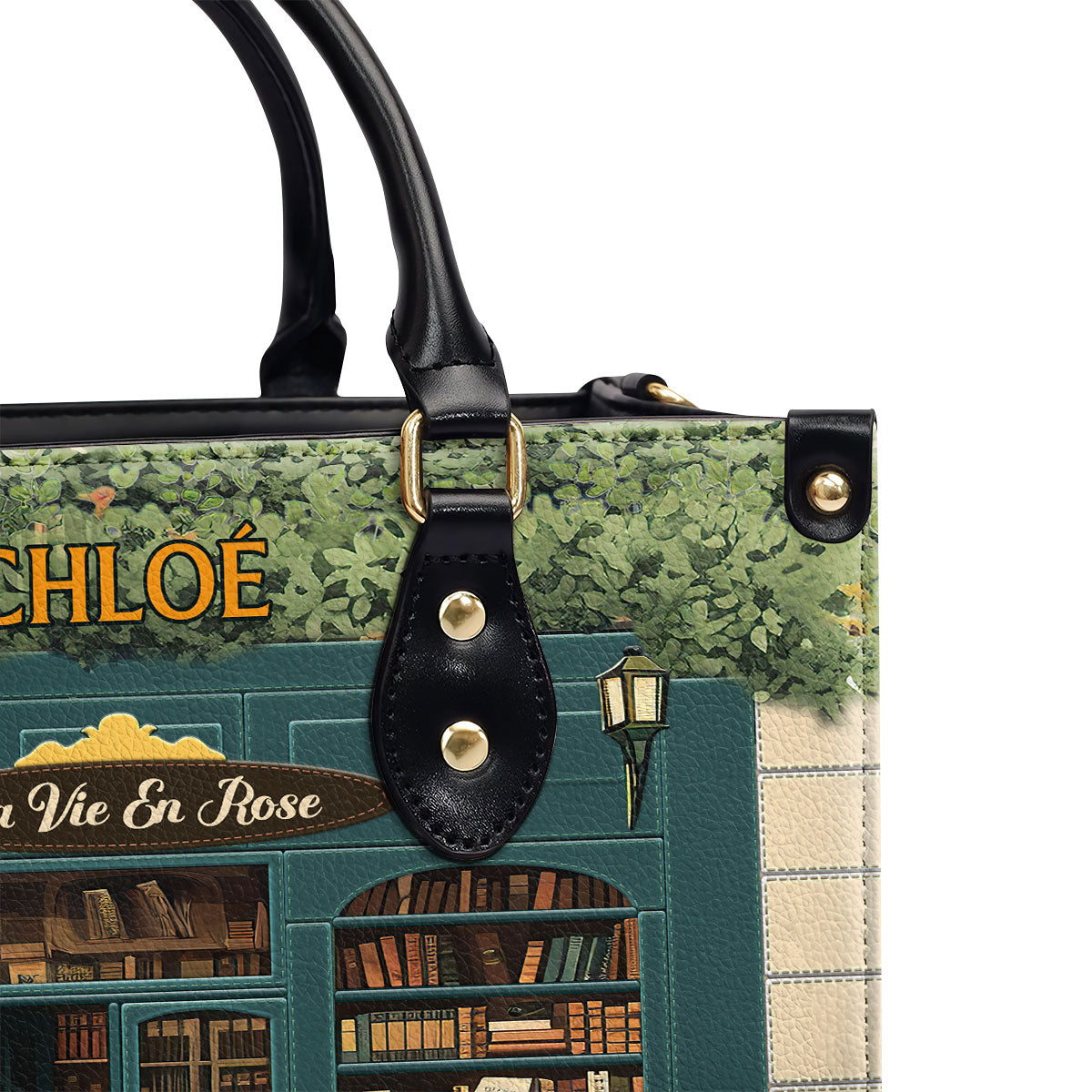 La Vie En Rose - Personalized Leather Hand Bag SBLHBT71
