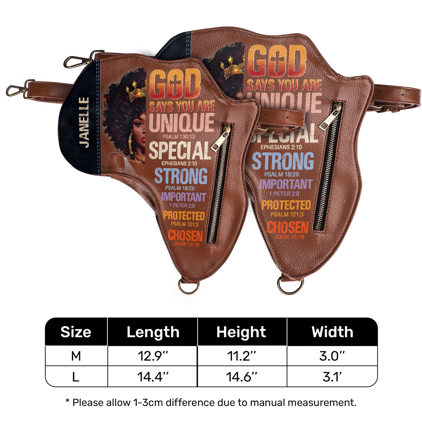 God Says You Are - Personalized Africa Bag ABM02