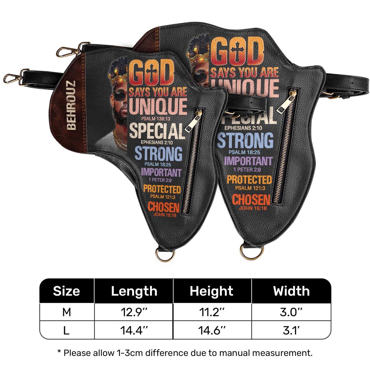 God Says You Are - Personalized Africa Bag ABM02