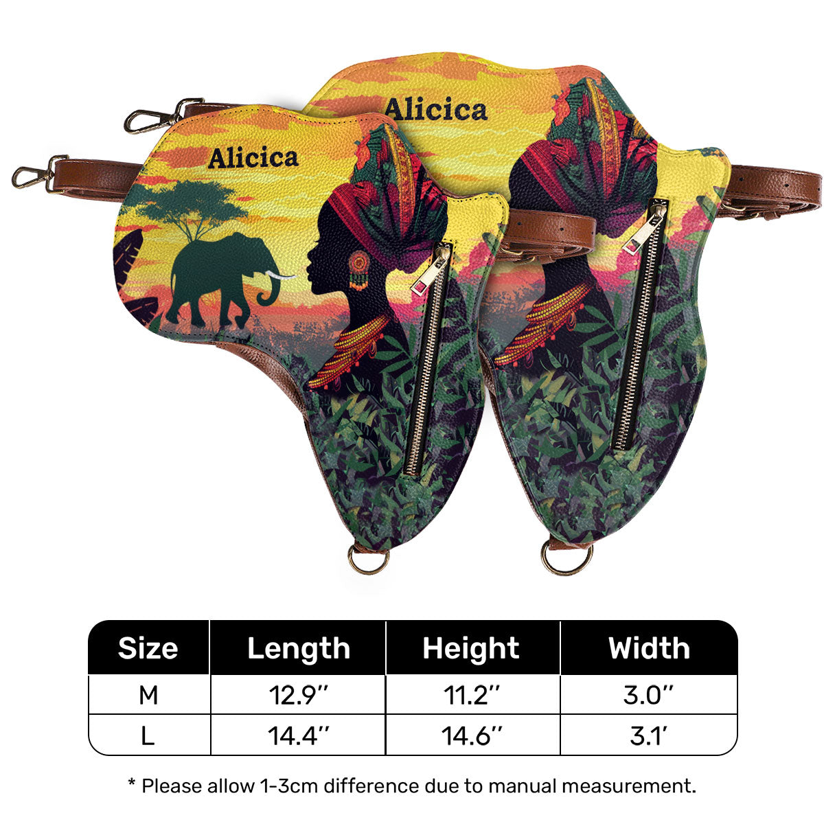 Afrocentrism 07 - Personalized Africa Bag SBT07