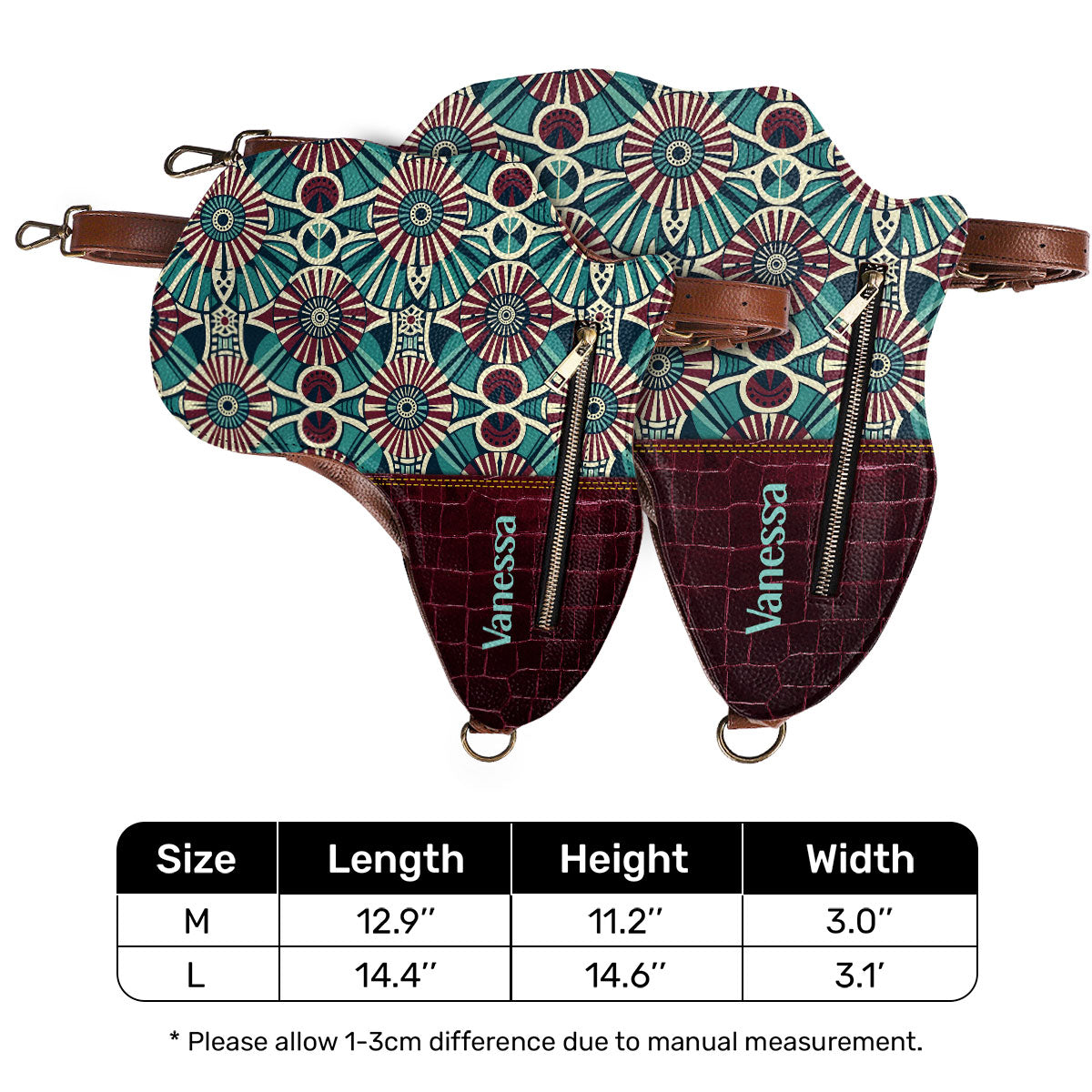 Africa Map 08 - Personalized Africa Bag SBT21