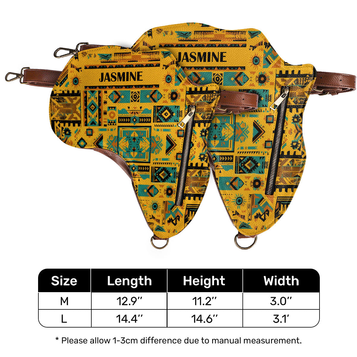 Africa Map 01 - Personalized Africa Bag SBT14