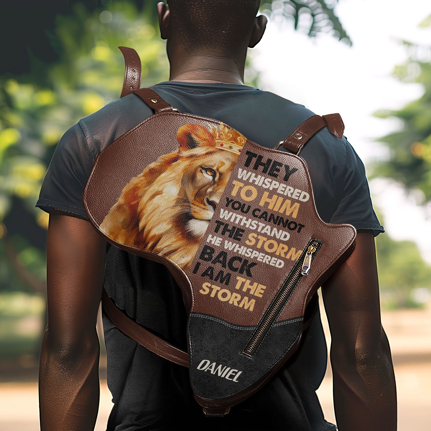 I Am The Storm - Personalized Africa Bag AB06