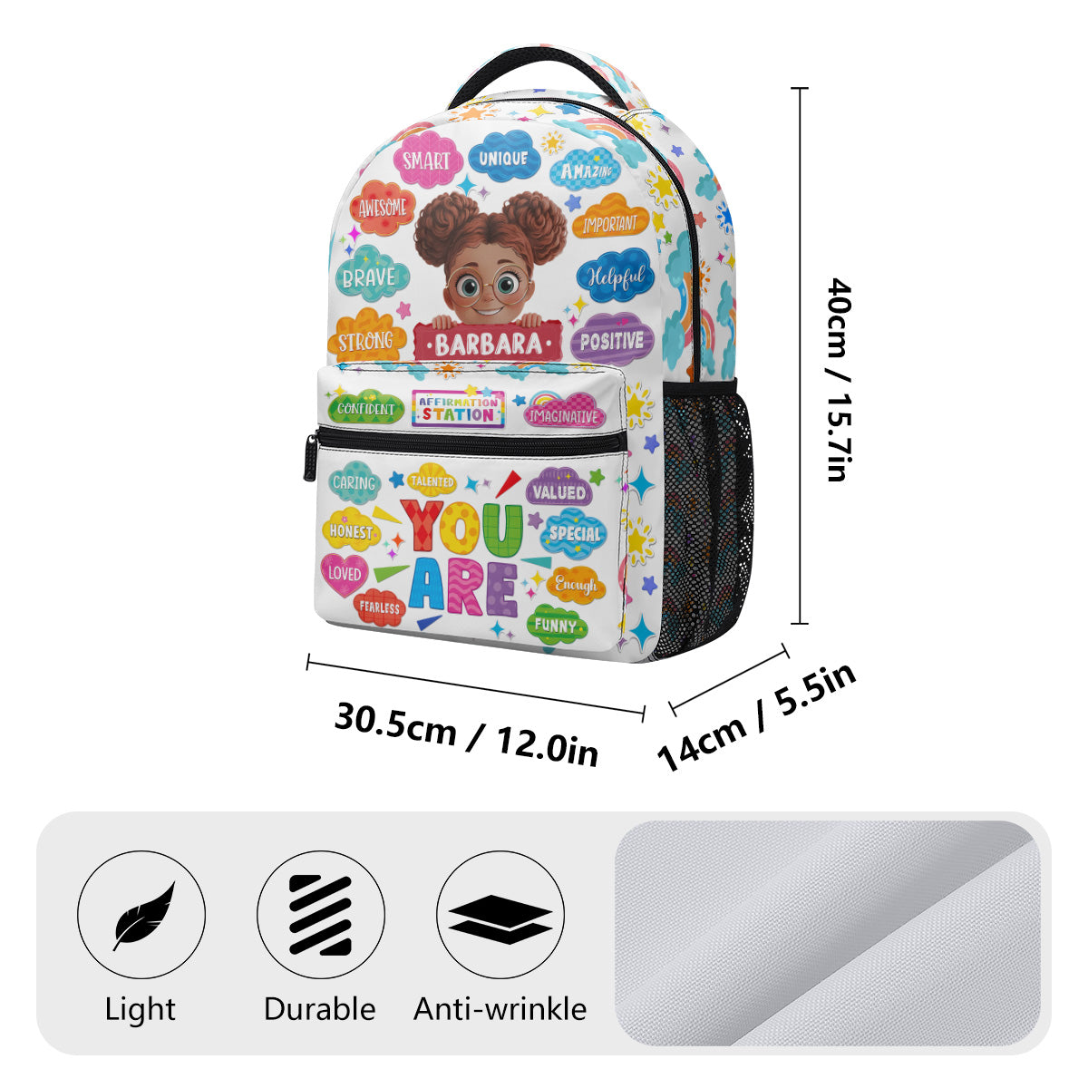 You Are - Personalized Backpack