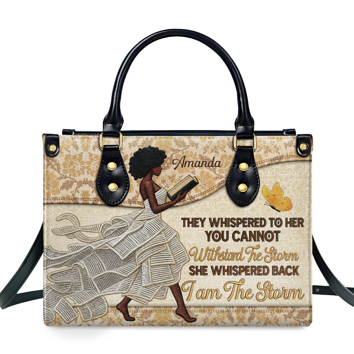 Gift For Women - I Am The Storm Afro Girl Book Lover