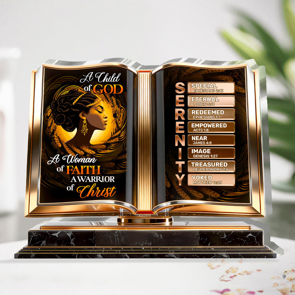She Is Confident personalized acrylic plaque with the name Amari