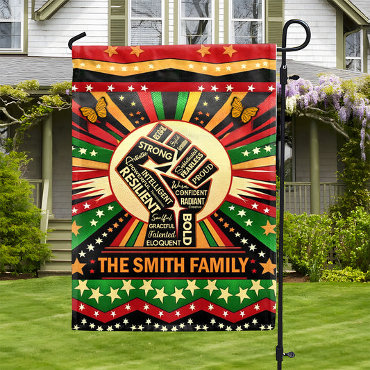 Juneteenth Spirit - Personalized Garden Flag