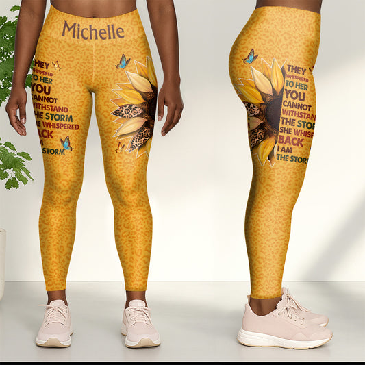 I Am The Storm - Personalized Leggings