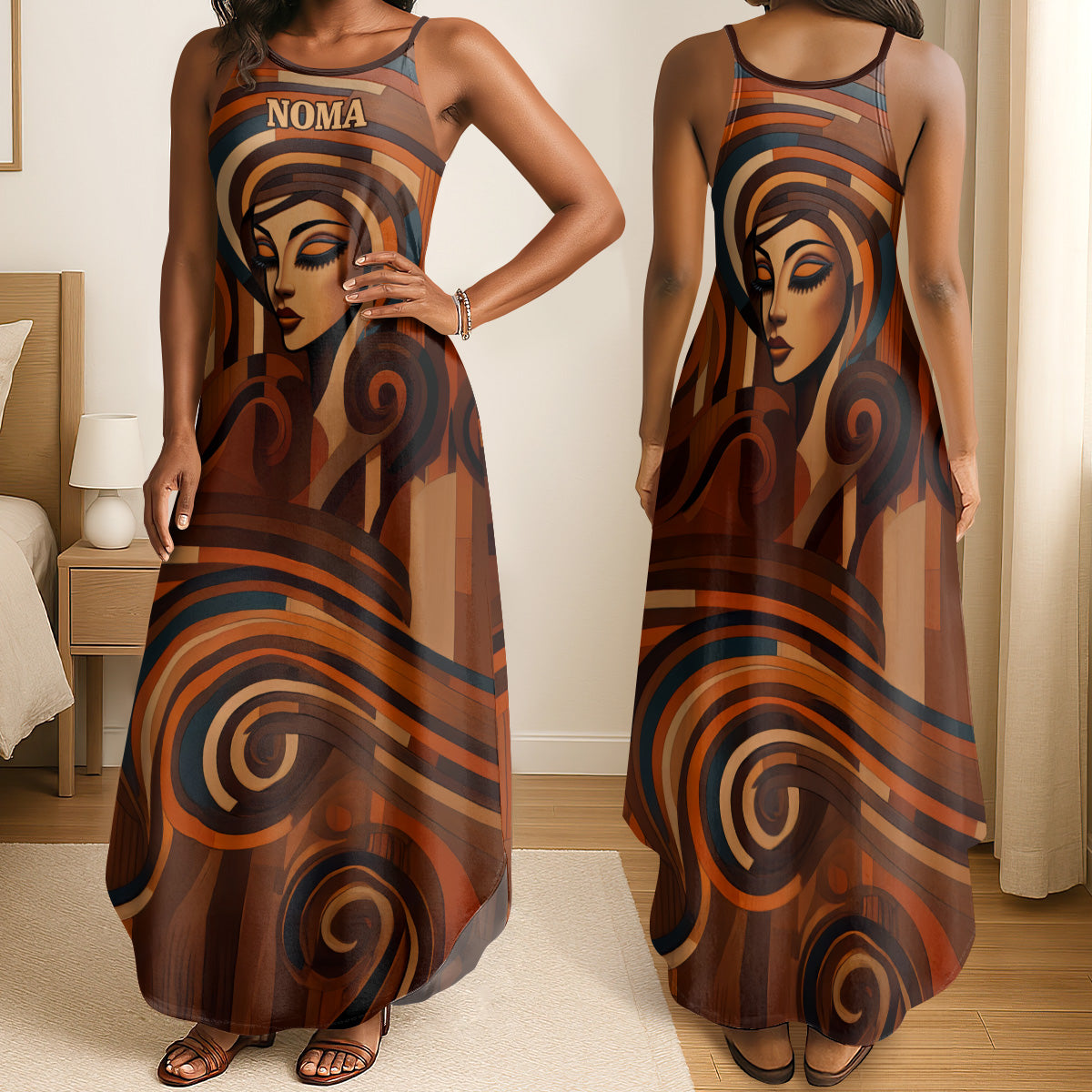Melanin Harmony - Personalized Maxi Dress