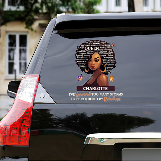 I've Survived Too Many Storms - Personalized Sticker
