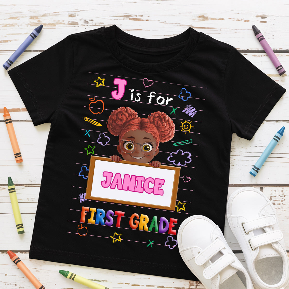 J Is For Janice - Personalized Kid T-Shirt
