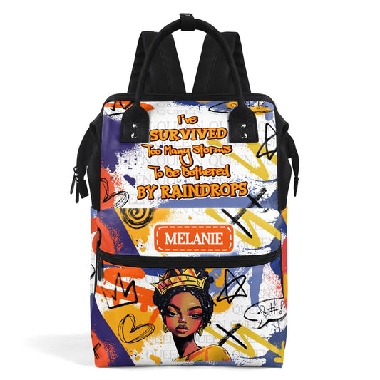 I Survived Too Many Storms - Personalized Duckbilled Backpack SBDBPLN2421M