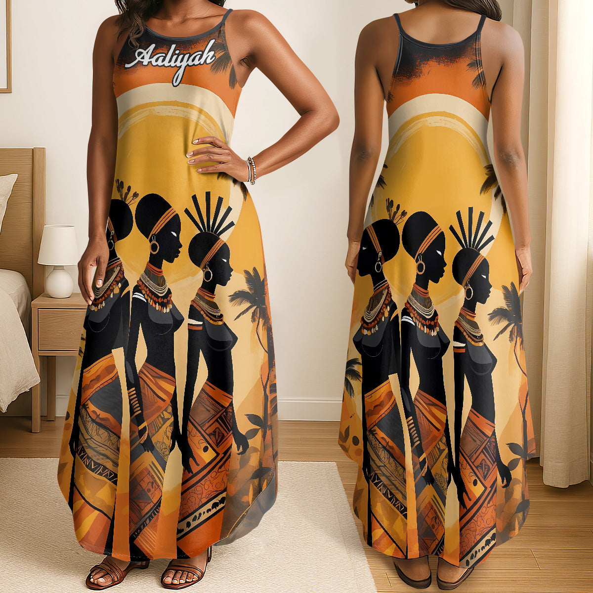 Ancestral Flame - Personalized Maxi Dress