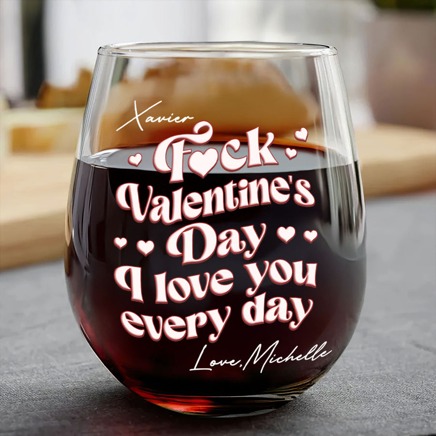 A Queen Was Born In October personalized stemless wine glass