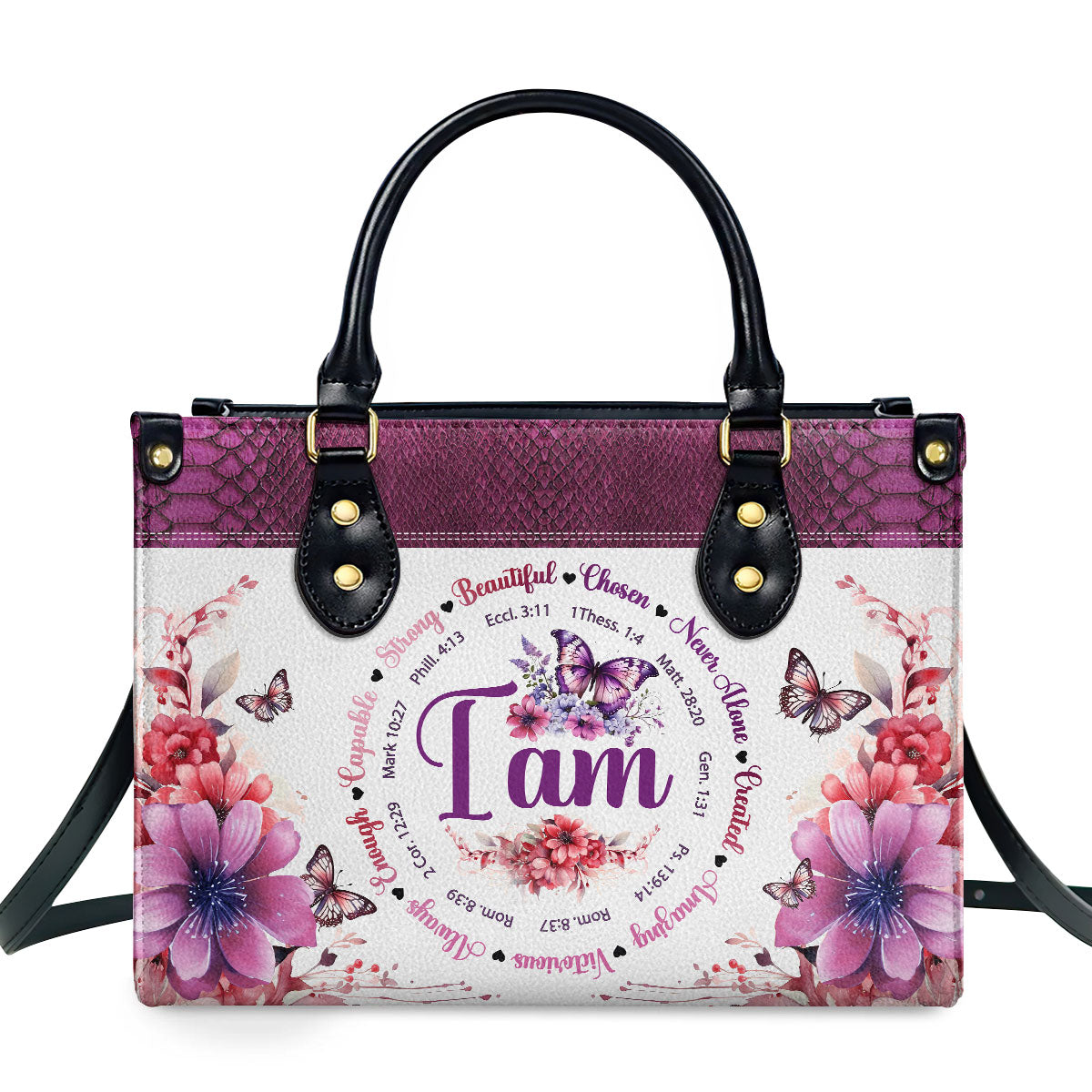 I Am - Leather Handbag MB66