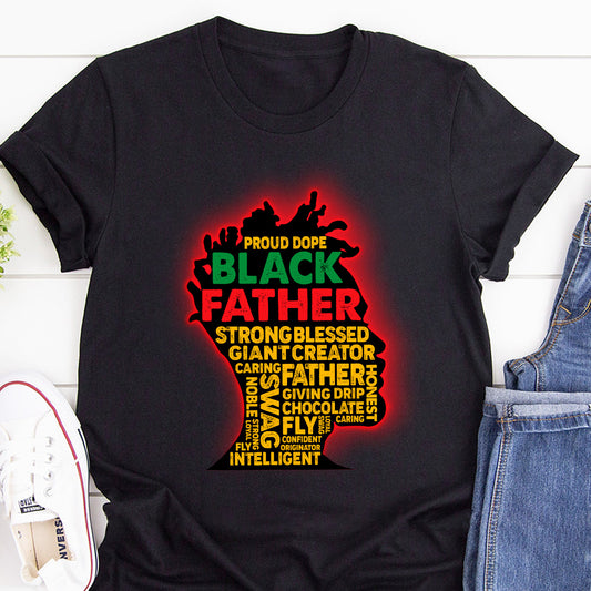 Proud Dope Father - Personalized 2D Unisex T-shirt