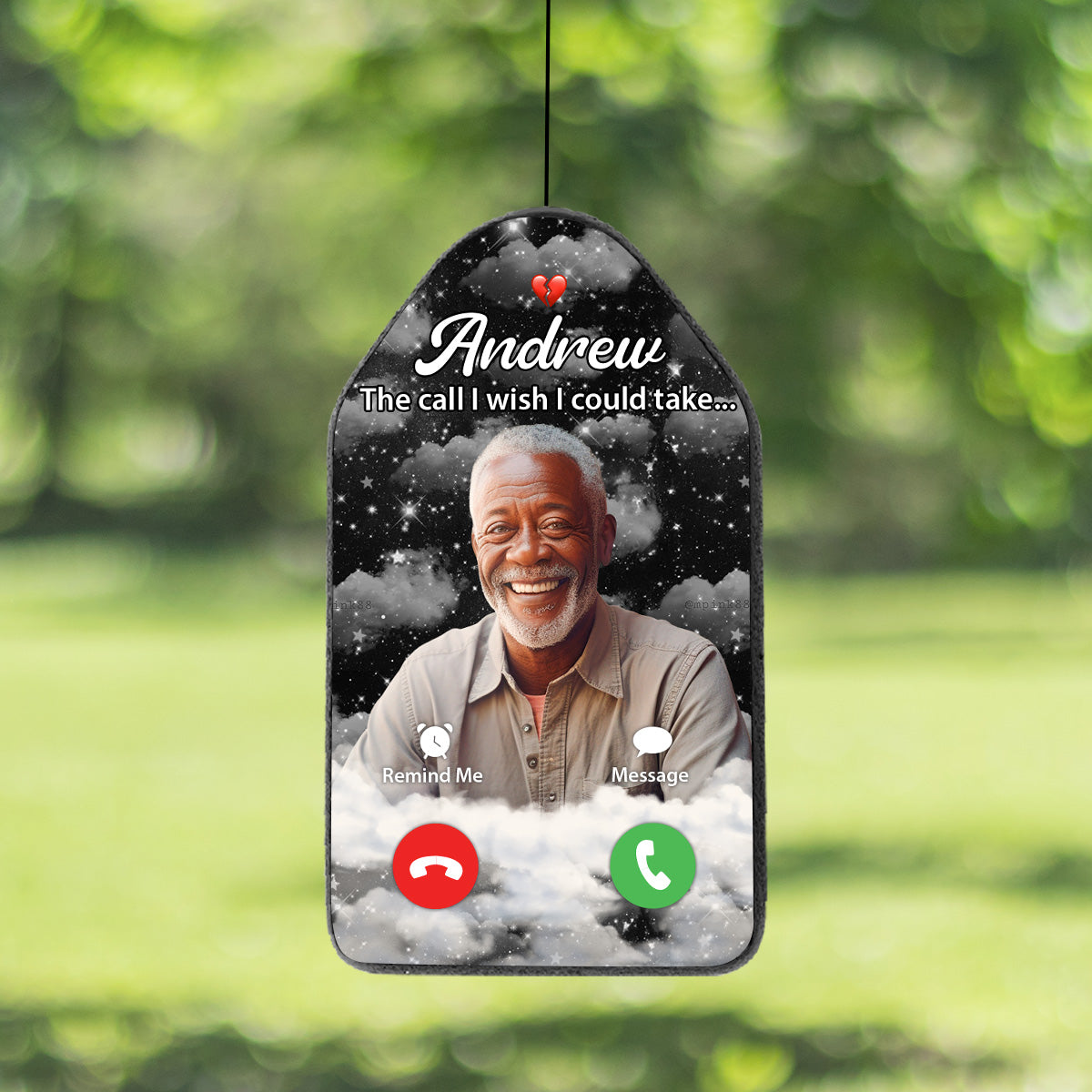 The Call I Wish I Could Take - Personalized Wind Chimes