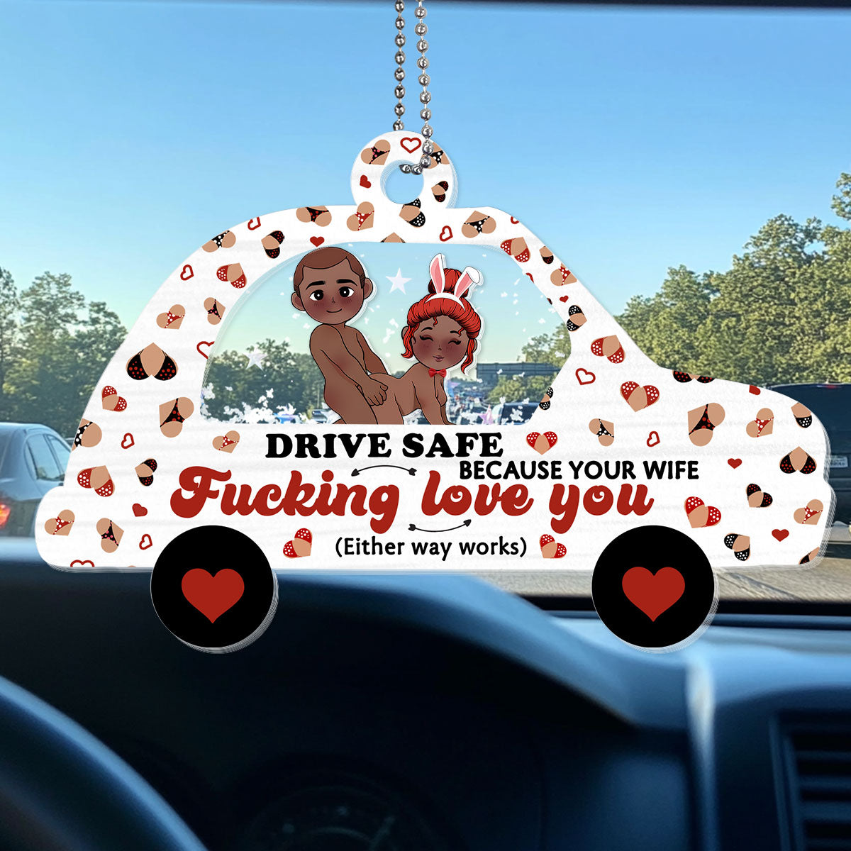 Drive Safe - Personalized Car Shaker Ornament